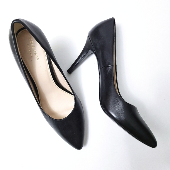 cole haan quincy leather heel